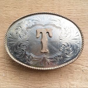 Diablo vintage silver buckle T